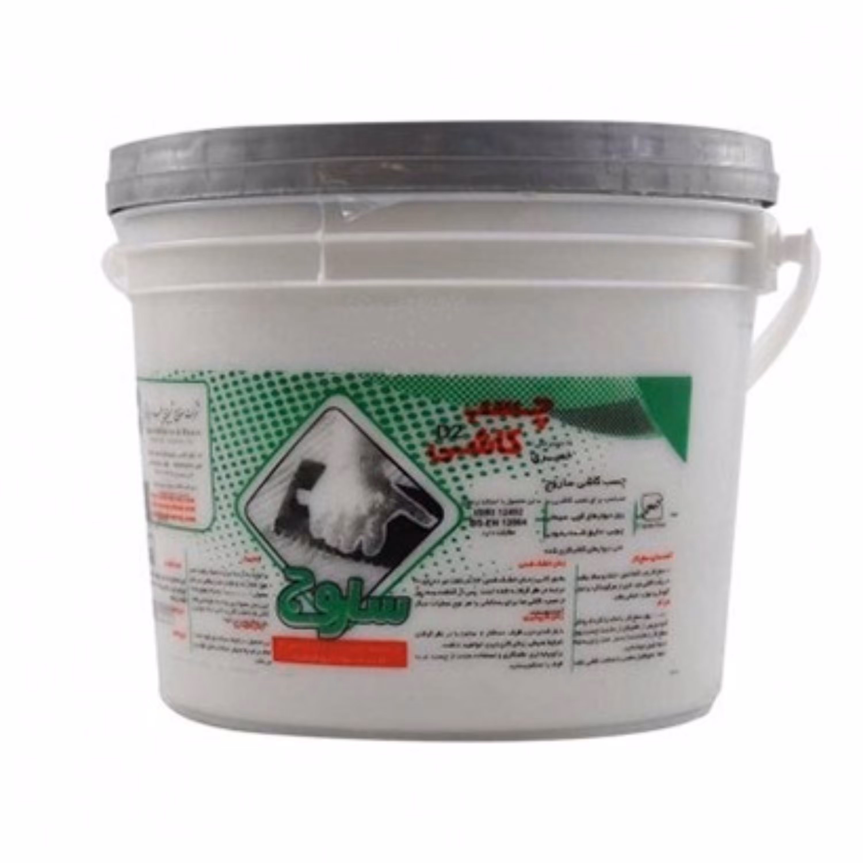 چسب کاشی خمیری نقره ای ساروج 5 کیلویی