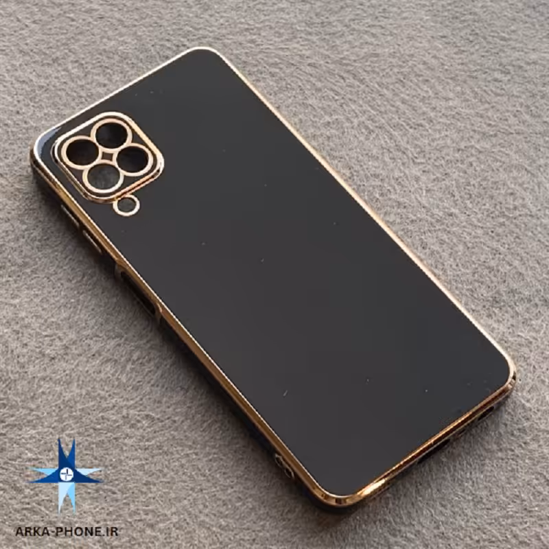 قاب گوشی Galaxy A22 4G.M32 4G سامسونگ مای کیس دور طلایی کالباسی 1a224g1200