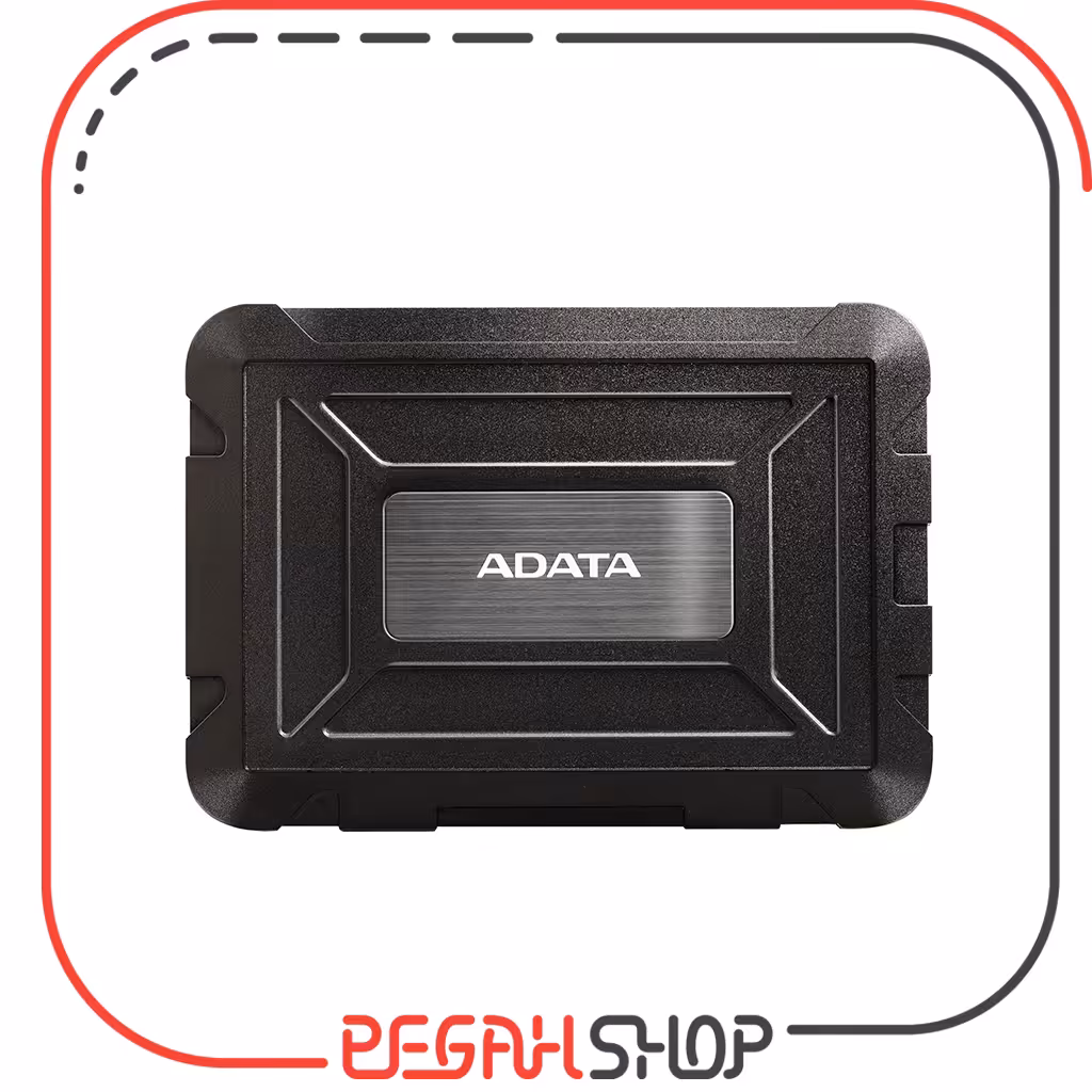 باکس اکسترنال ای دیتا مدل ED600 مناسب برای هارد دیسک و حافظه اس اس دی 2.5 اینچی