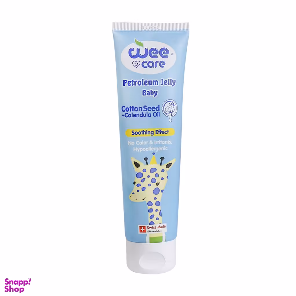 وازلین ژله ای کودک وی کر (Wee care) حاوی روغن پنبه دانه حجم 100 میلی لیتر