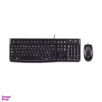 کیبورد و ماوس سیم دار لاجیتک (Logitech) مدل MK120