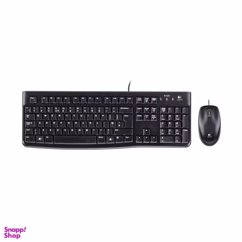 کیبورد و ماوس سیم دار لاجیتک (Logitech) مدل MK120