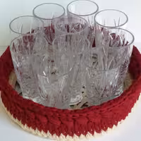 سینی یا ظرف نان یا ظرف میوه ی تریکو سایز 30