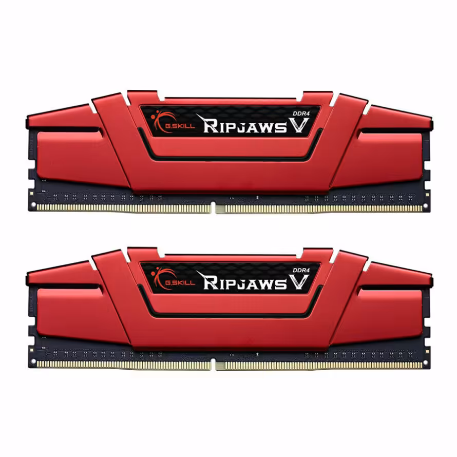 رم جی اسکیل Ripjaws V Red 32GB 16GBx2 3200MHz CL15