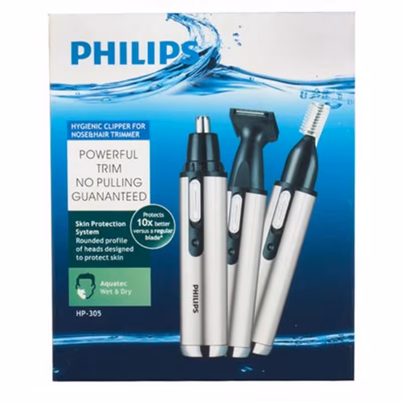 موزن سه کاره گوش،بینی و ابرو فیلیپس مدل HP-305