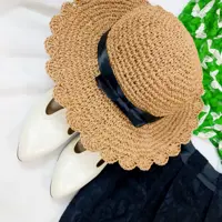 کلاه تابستانی سبک و خنک جنس رافیا تماما کار دست