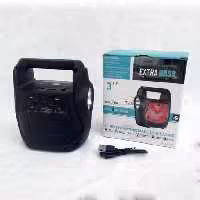 مینی اسپیکر gts1533 چراغ قوه دار  بسیار زیبا و جذاب قابل حمل 