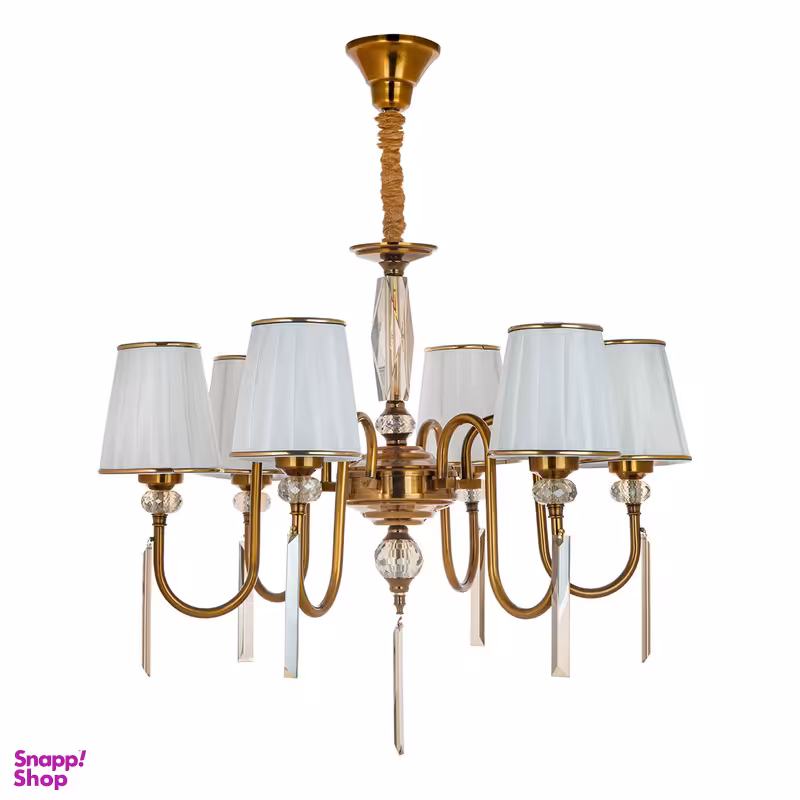 لوستر آویز 6 شعله چشمه نور کد N2687/6