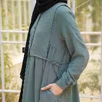 مانتو ابروبادی شیک بلند کد02 