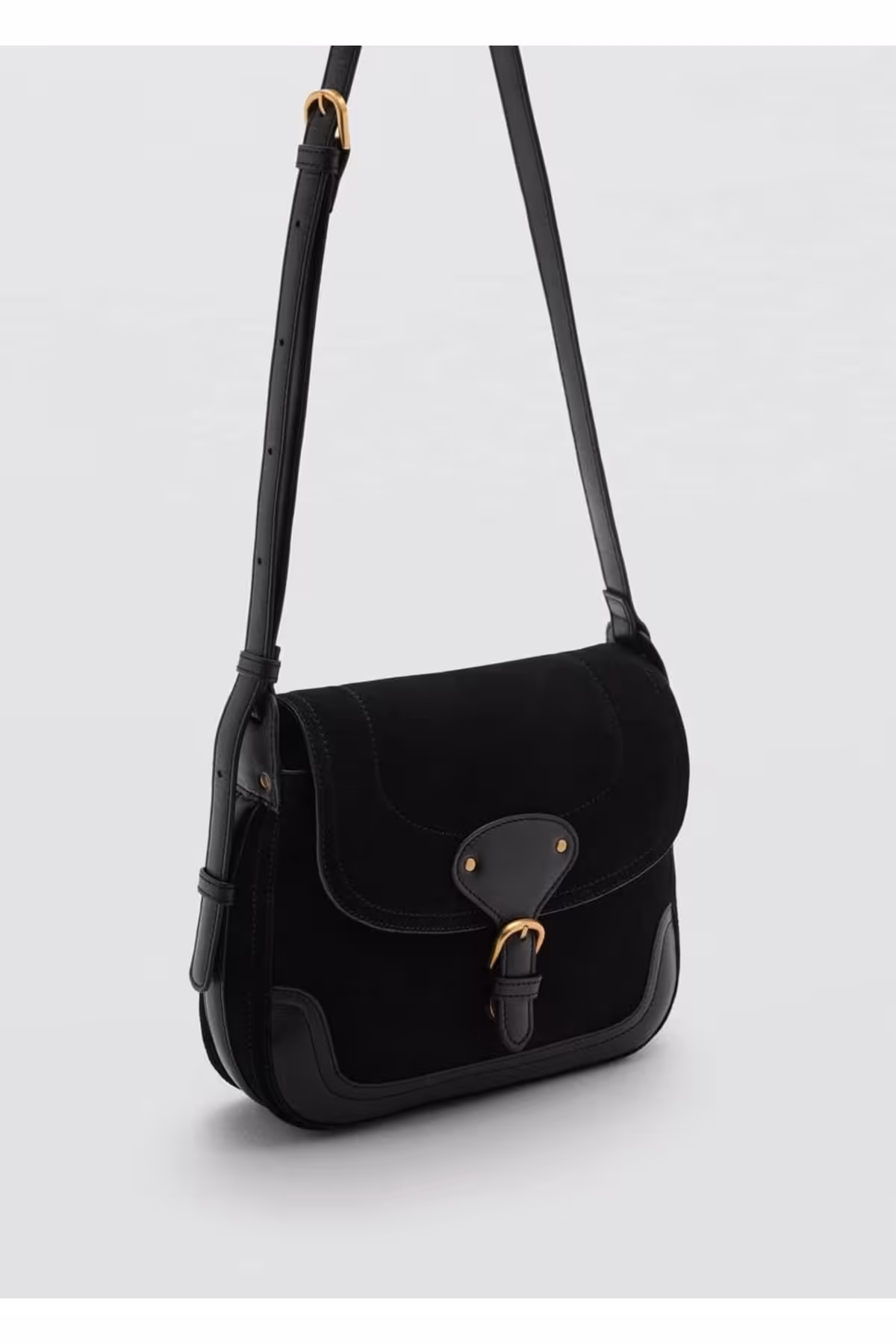 کمربند مشکی زنانه کیف پول اورجینال MANGO