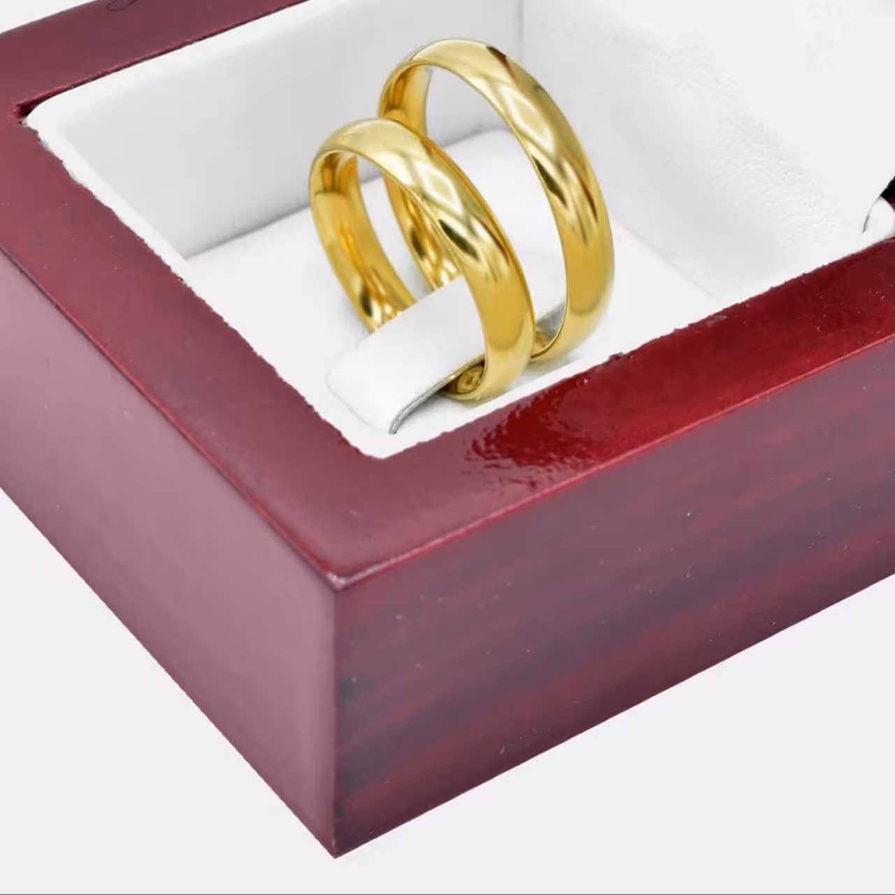 حلقه ست کد4917 طلایی رینگ. سایزبندی کامل. آبکاری طلا. رنگ ثابت. ضدحساسیت 