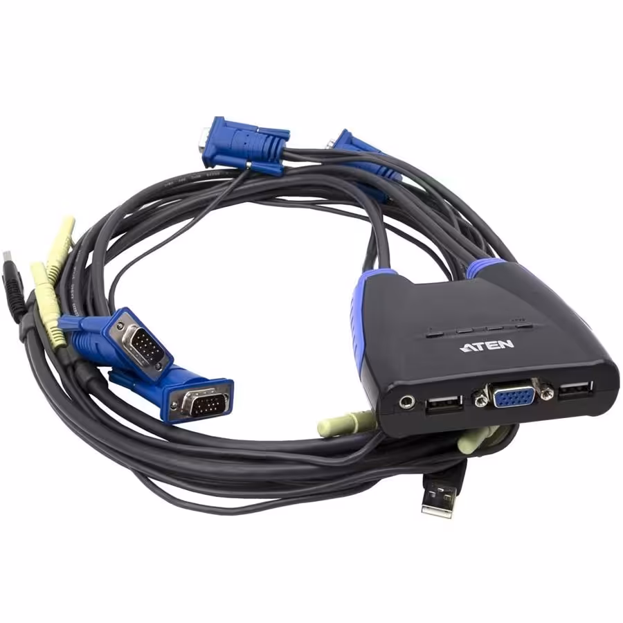 سوییچ کی وی ام آتن مدل CS64US 4-PORT USB