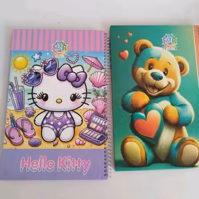 دفتر نقاشی پشت وایت بردی جلد سخت 50 برگ(مناسب برای جوایز مدرسه)