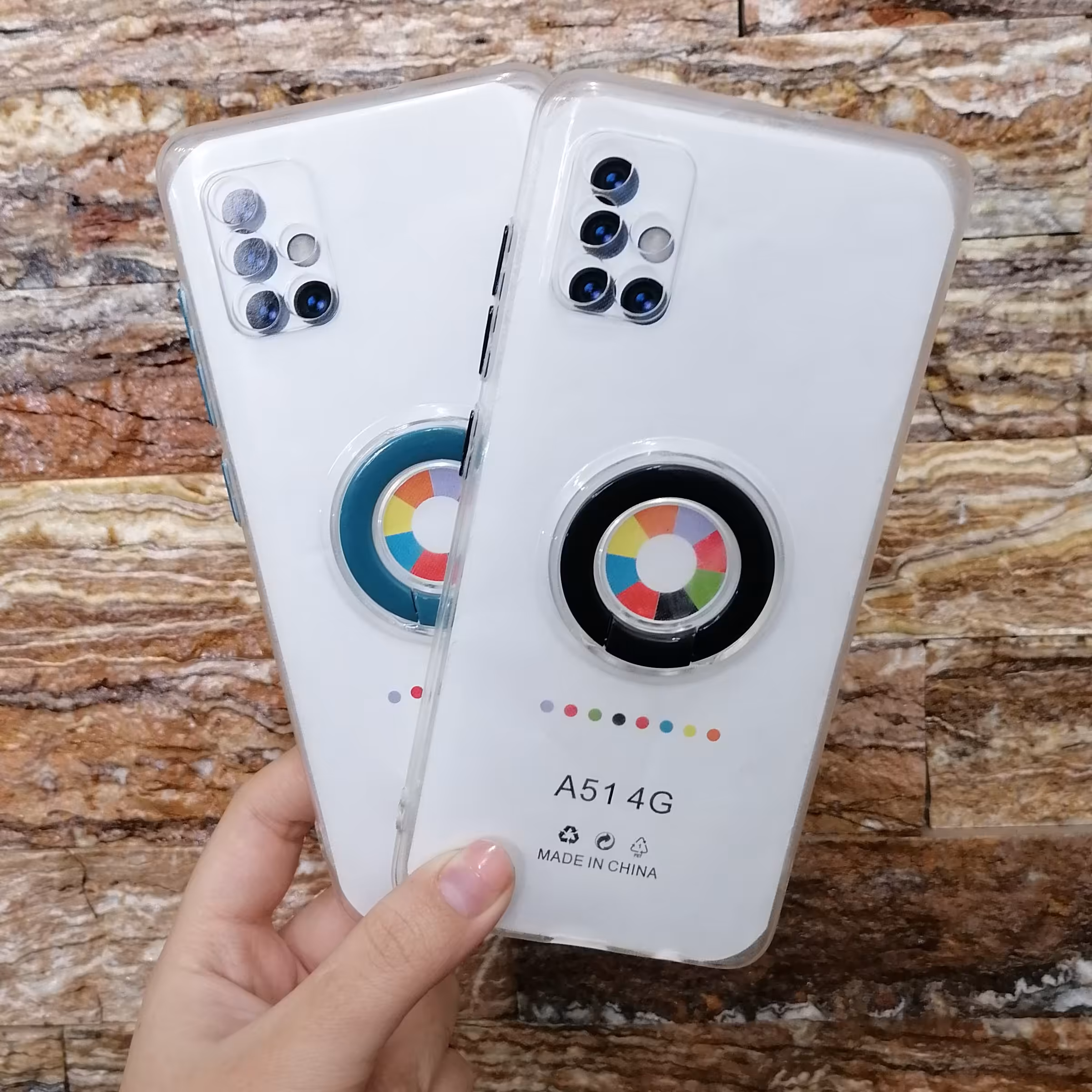 گارد سامسونگ A51(شفاف پاپسوکت دار) 