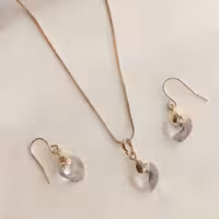 نیم ست قلب رنگی ژوپینگ