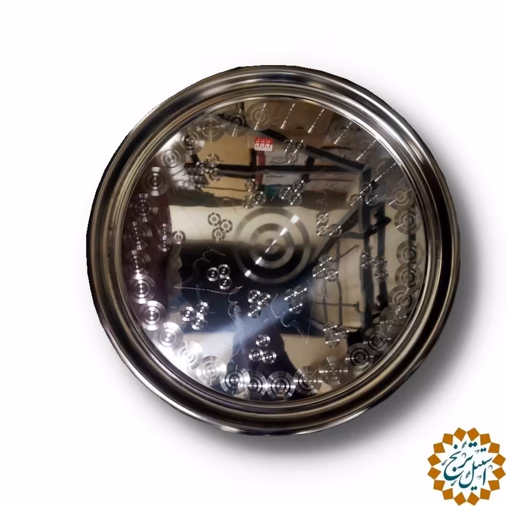 سینی استیل ورق 0.5 (70) قطر50 سانتی متر