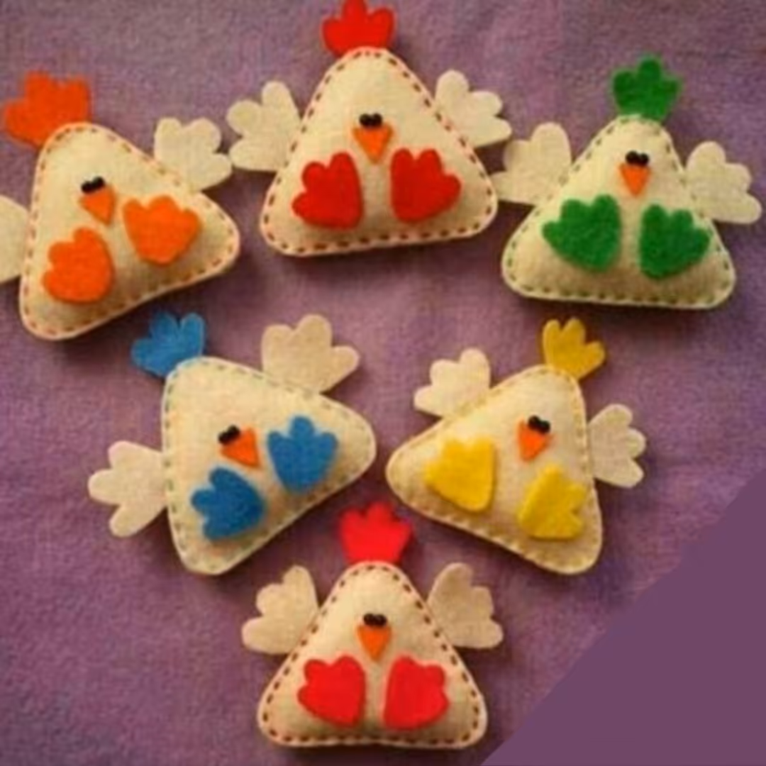  پک 5تایی گیفت خروس،مرغ،جوجه