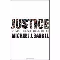 کتاب زبان اصلی Justice اثر Michael J Sandel انتشارات Farrar Straus and Giroux