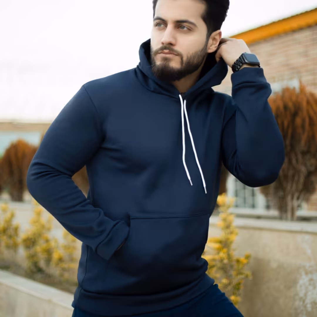 هودی مردانه مدل Icon (سورمه ای)