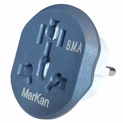 انواع دوشاخه تبدیل سه به دو