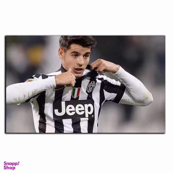 تابلو شاسی بکلیت طرح بازیکن فوتبال آلوارو موراتا تیم یوونتوس مدل SH-S6490