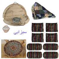 کرسی تاشو گرد پارسین مدل Chili-L3K90 مجموعه 13 عددی