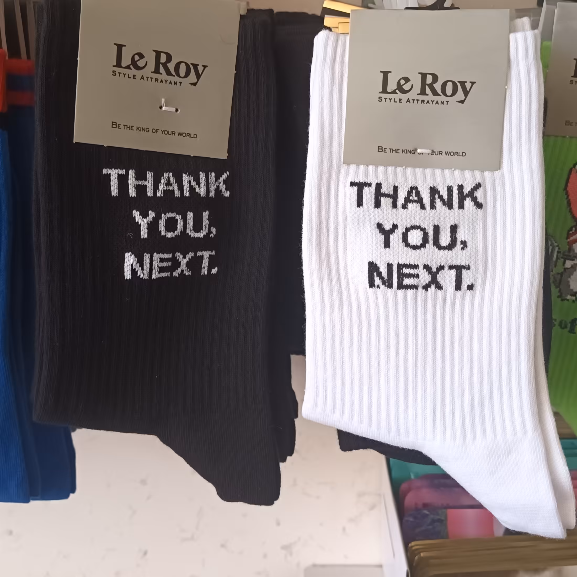 جوراب ساقدار thank you next سوپرپنبه 