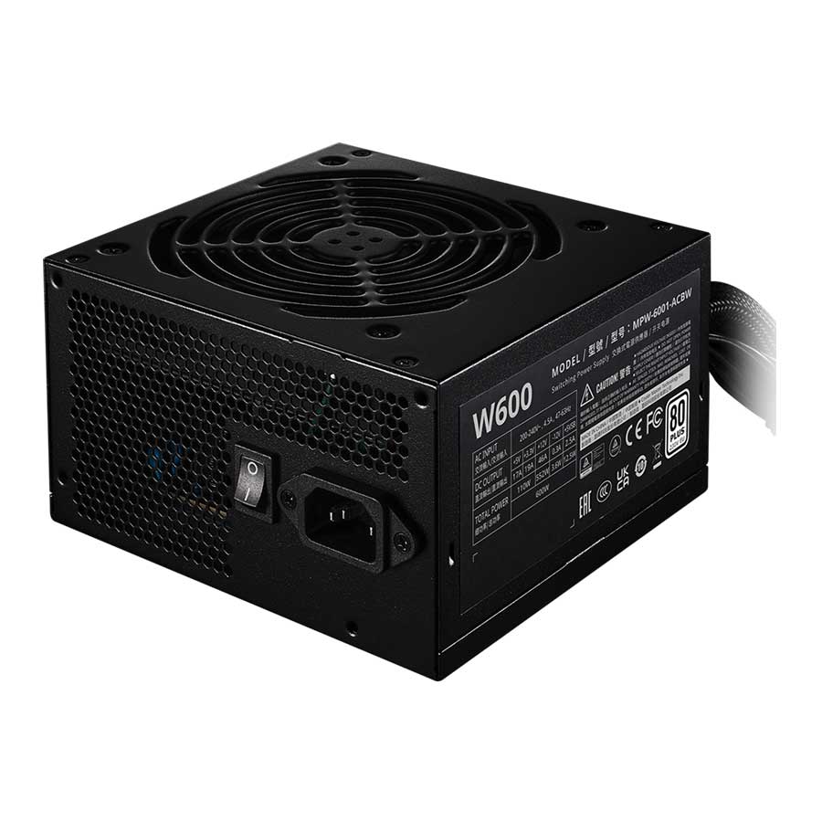 قیمت و خرید پاور کامپیوتر 600 وات کولرمستر مدل ELITE NEX White W600 230V | یاس ارتباط