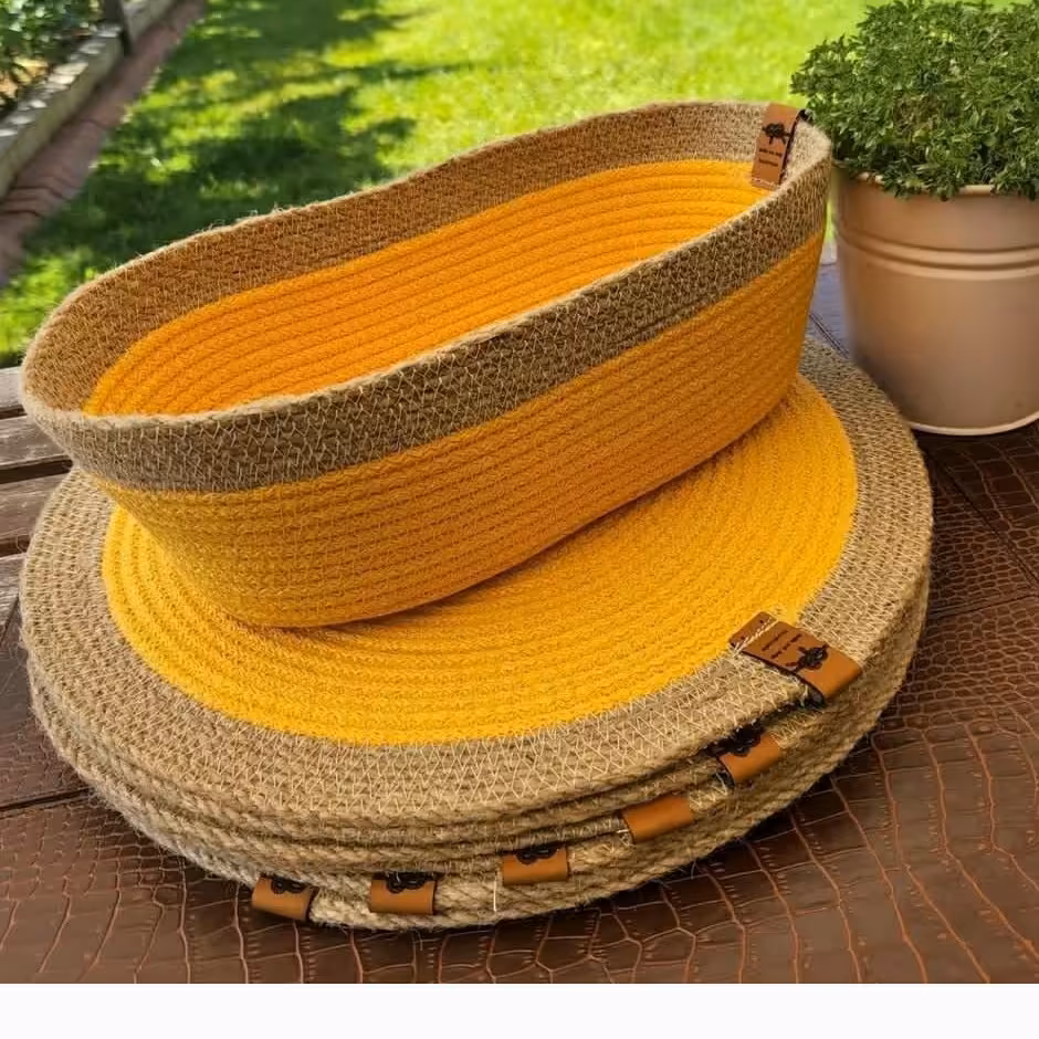 زیر بشقابی و جا قاشقی مدل آفتاب