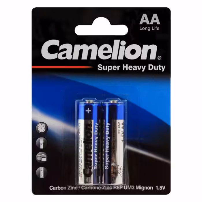 باتری قلمی کارتی کملیون بسته 2 عددی