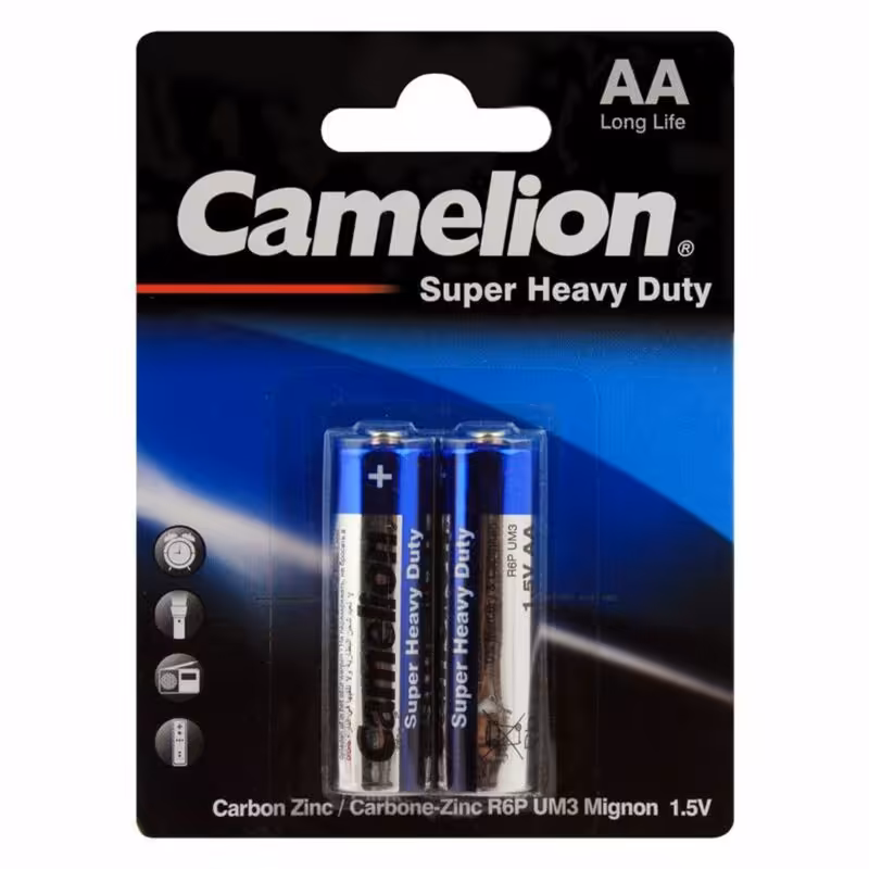 باتری قلمی کارتی کملیون بسته 2 عددی