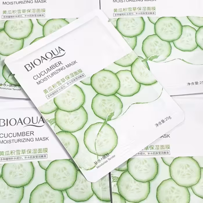 ماسک ورقه ای خیار بیوآکوا CUCUMBER BIOAQUA