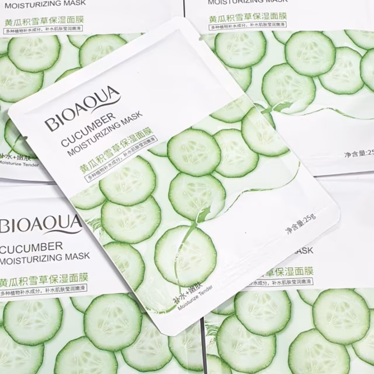 ماسک ورقه ای خیار بیوآکوا CUCUMBER BIOAQUA