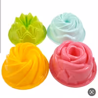 قالب ژله ی 4 تایی پلاستیکی