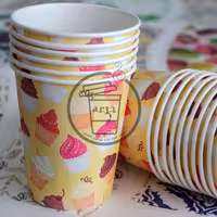 لیوان کاغذی طرح تابستان( بسته 2000 عددی )