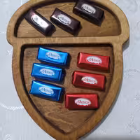 شکلات کاکائویی شمشی آچاچی طرح باران  بسته 200گرمی 