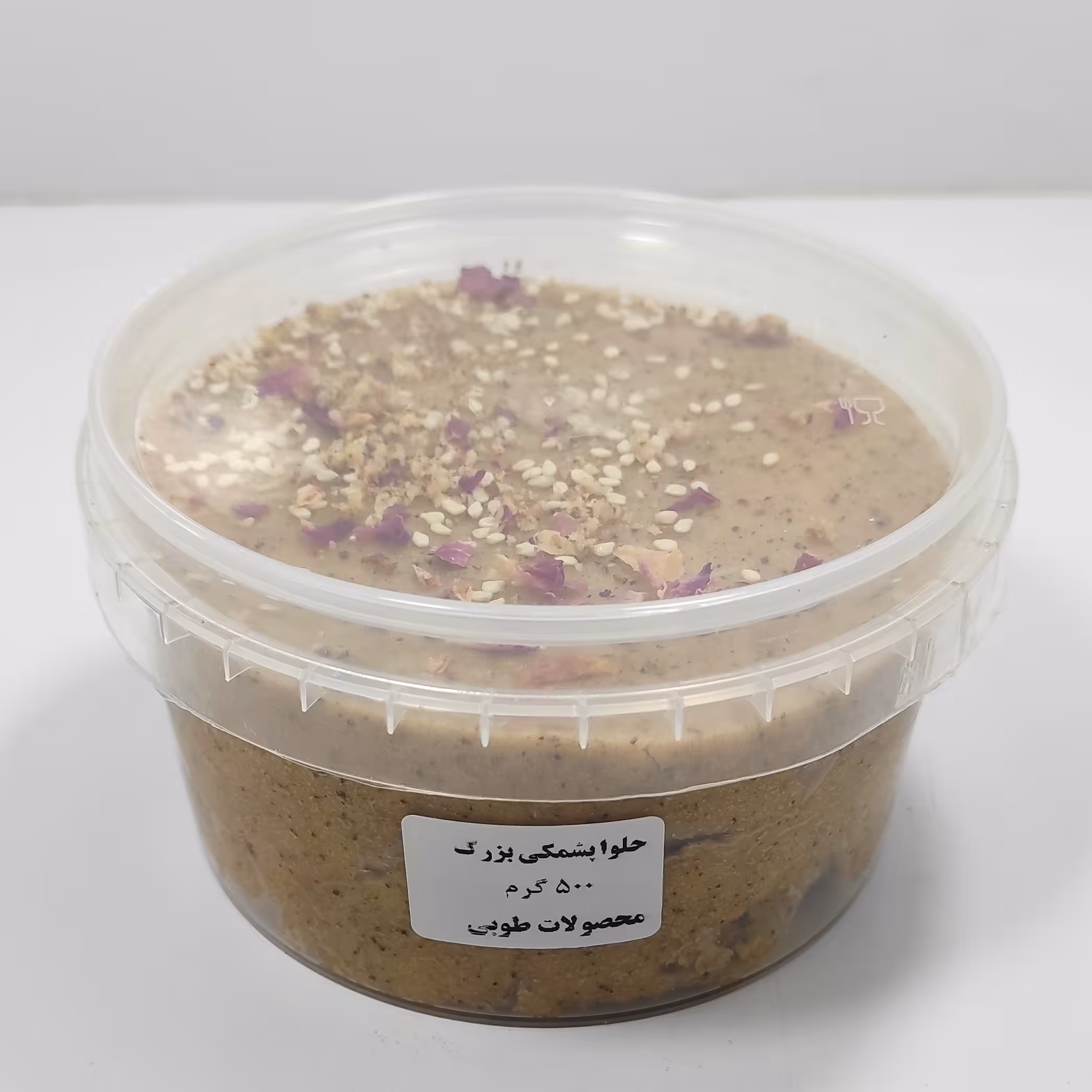 حلوا پشمکی بزرک تبریزی با شکر قهوه ای و روغن ارده پک 12 تایی عمده (500 گرمی)