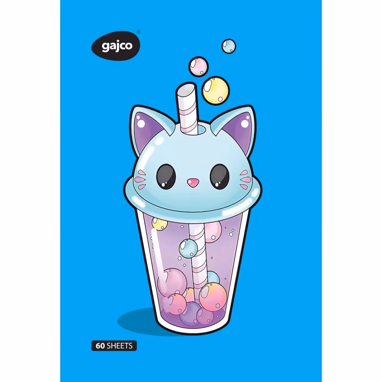 دفتر 60 برگ گاجکو طرح آیس کت با رایحه شکلات