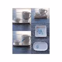 انواع ماگ و دیس به همراه کاسه ماگ کوچک سرامیکی طرح شعر فروش فقط به صورت عمده