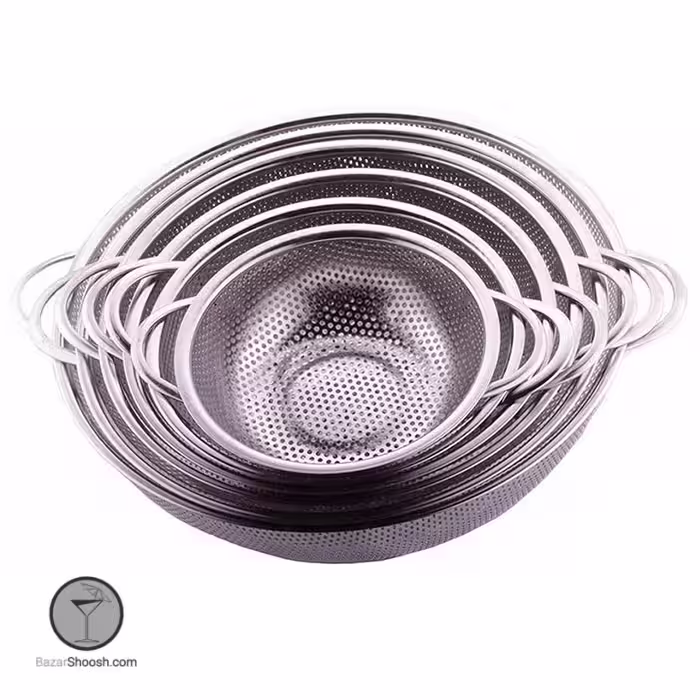 ست آبکش استیل 6 پارچه