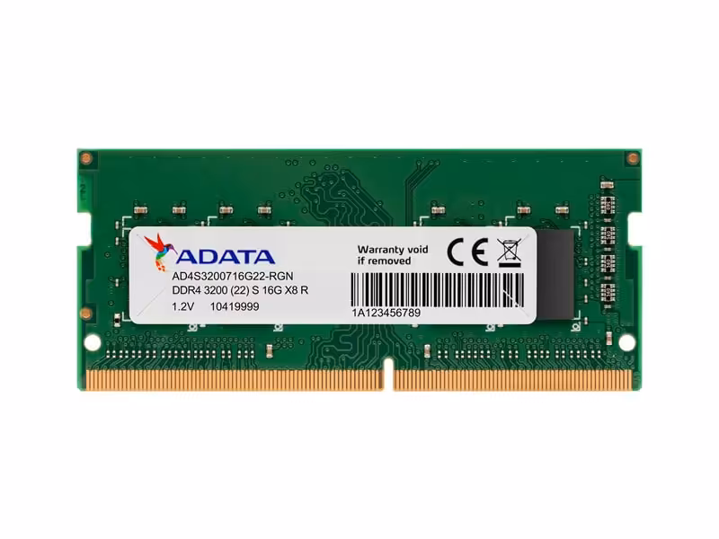 رم لپ تاپ ای دیتا RAM ADATA DDR4 8GB 3200MHz