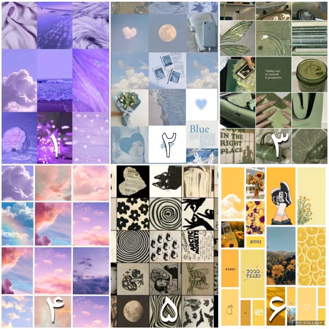 برچسب برش نخورده تم ساز بولت جورنال و اسکرپ بوک حدودا سایز A5