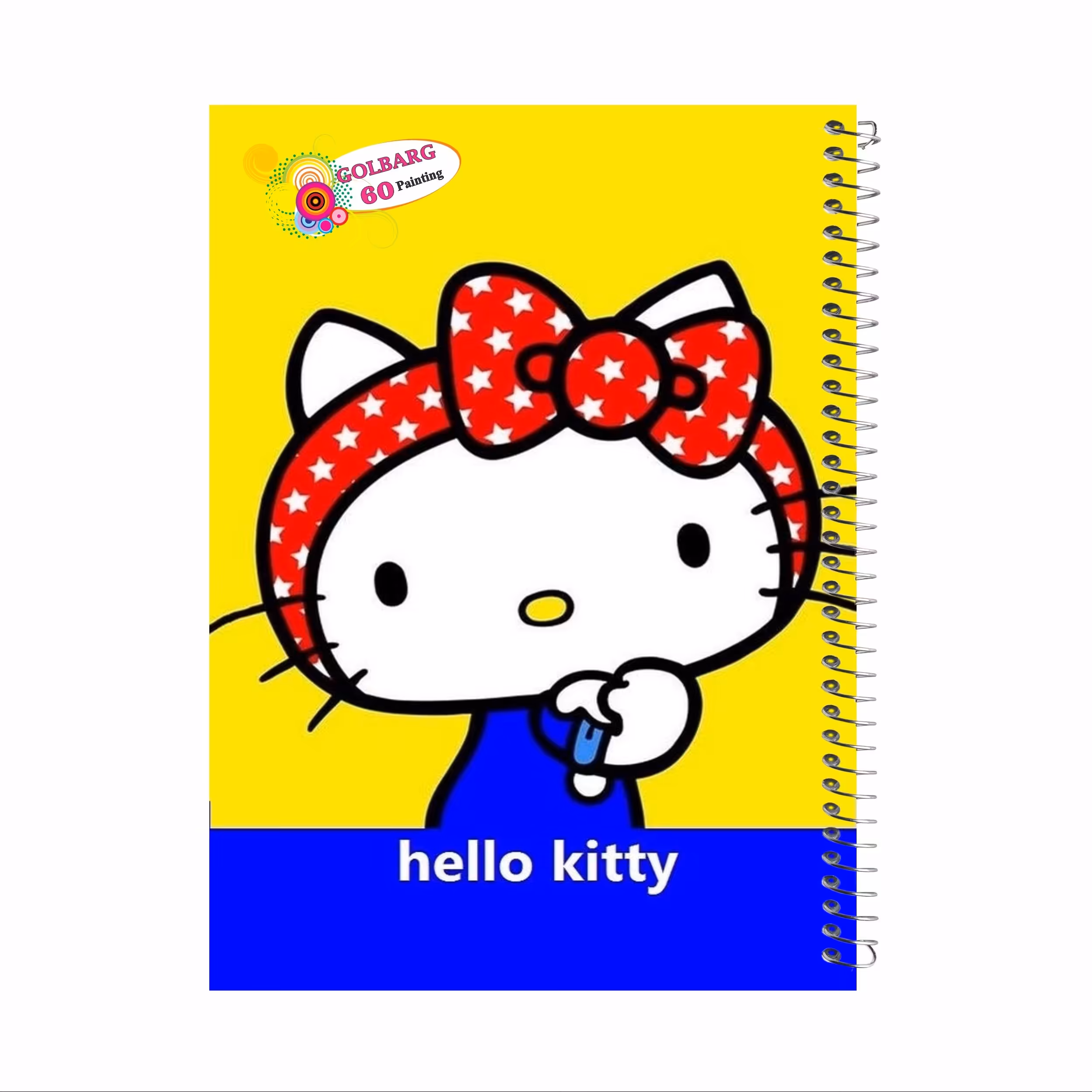 دفتر نقاشی 60 برگ گلبرگ طرح کیتی کد 188