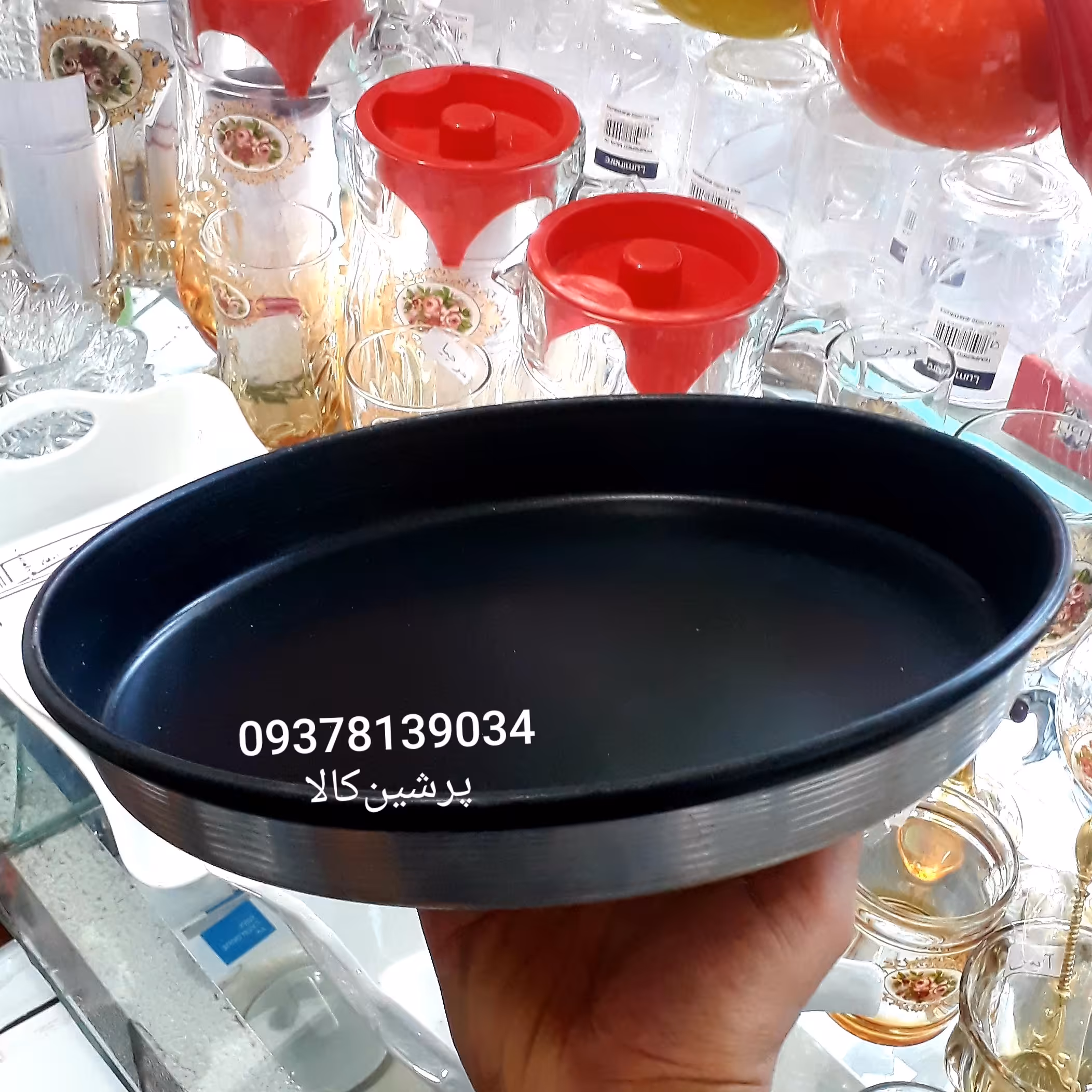 تابه پیتزا سه نفره سایز32  مایتابه تفلون پیتزا 32