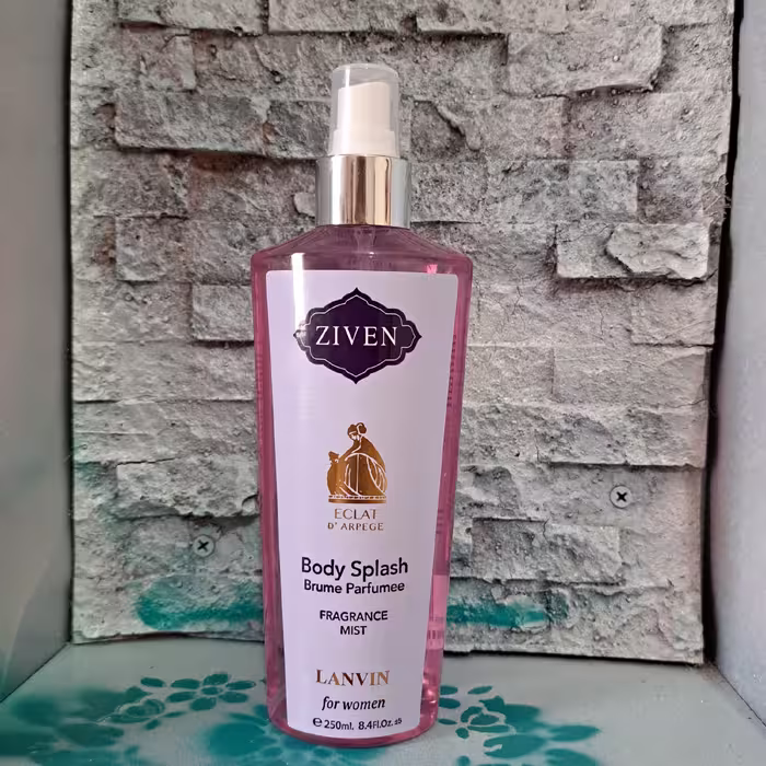 بادی اسپلش  اکلت ziven  eclat body splash. ماندگاری چند روزه. بسیار خوشبو. فاقد بوی الکل.