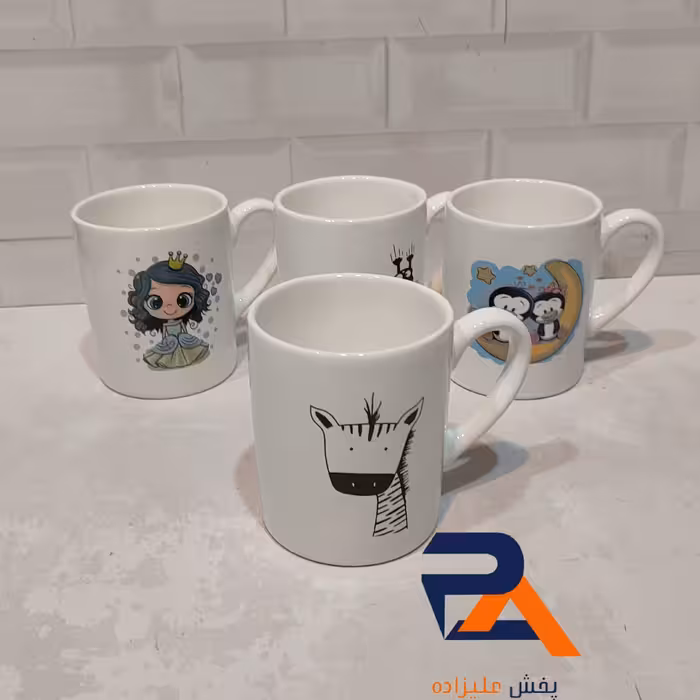 لیوان سرامیکی ماگ سرامیکی فانتزی عروسکی  تهیه شده از بهترین مواداولیه 