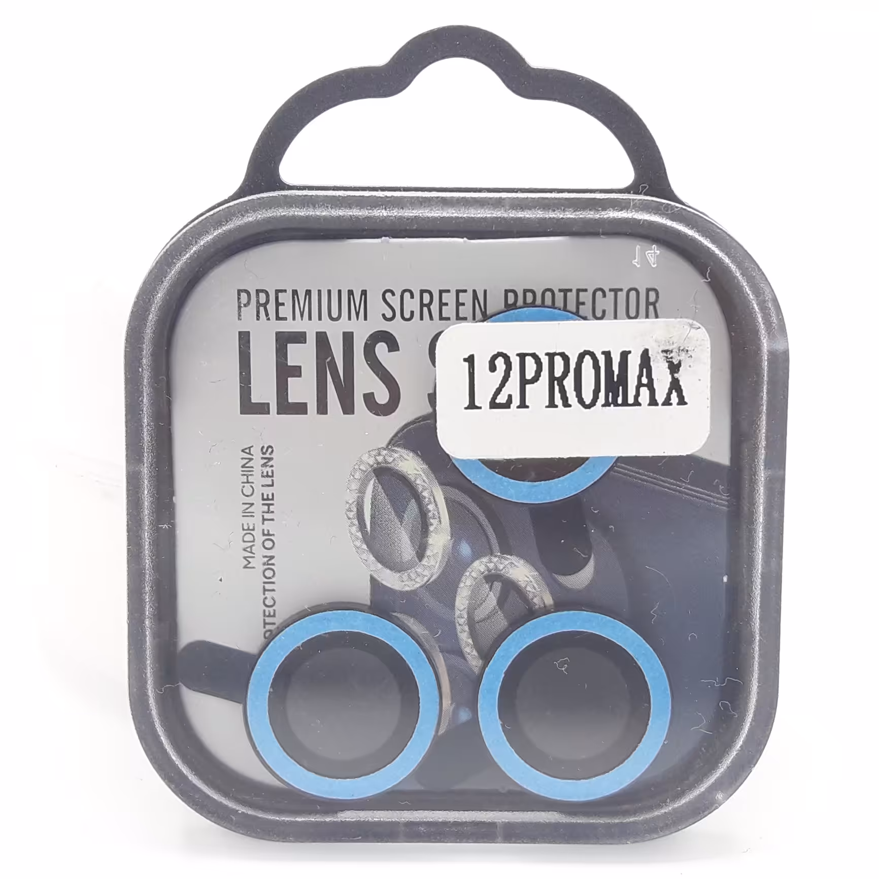 محافظ لنز دوربین شب رنگ آیفون12پرومکس رنگ آبی