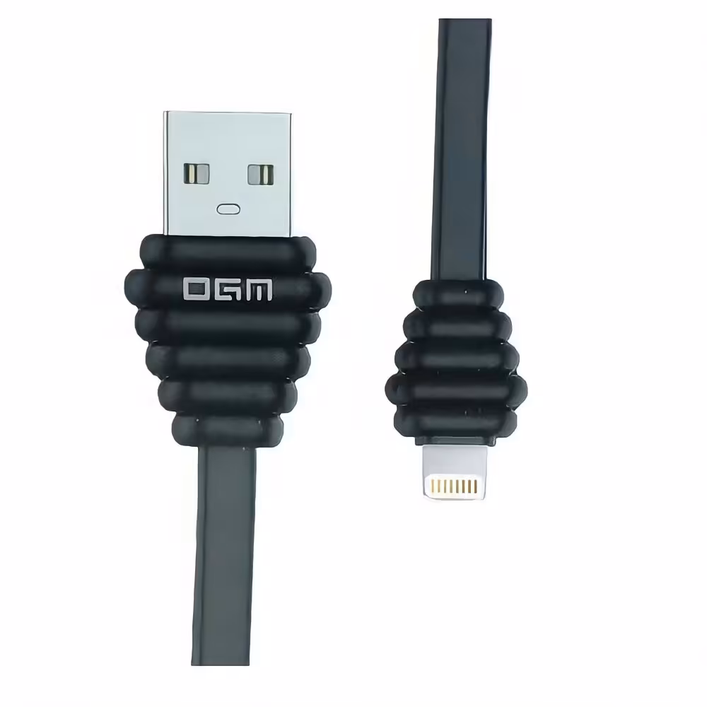 کابل شارژ USB به لایتنینگ OGM مدل CA-03 به طول 1.2 متر