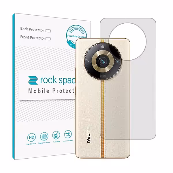 گلس محافظ پشت گوشی ریلمی 11 Pro  مدل نانو هیدروژل شفاف برند راک اسپیس کد S