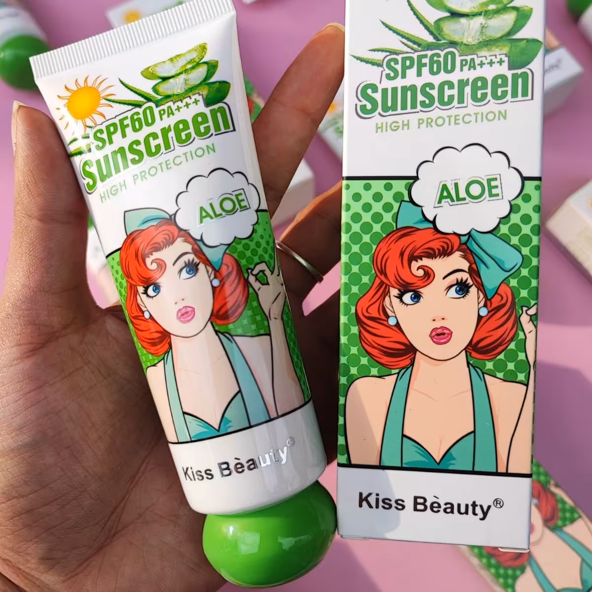 ضد آفتاب کرم پودری آلوئه ورا